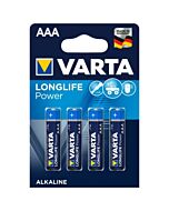 Blister Varta AAA Longlife Power (Confezione da 4)