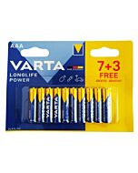 Batterie Varta Longlife AAA x10