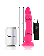FlexiVibe - Dildo Flessibile Vibrante 21cm - Rosa