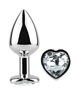 Tappo Anale Cuore di Cristallo - Taglia S