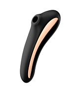 Stimolatore Clitorideo Dual Kiss Satisfyer - Nero