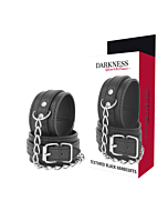 Manette in pelle scura