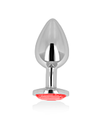 Cristallo Rosso - Plug Anale 8 cm