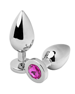 Diamante Rosa: Plug Anale in Metallo