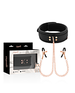Collana Coquette in Neoprene con Pinze