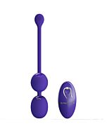 Palle vibranti con telecomando Viola Love