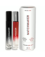 Kit Diamante Nero e Rosso Eye of Love - Profumo di Feromoni 10 ml