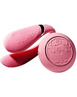 Zalo fanfan vibratore coppie luminose - rosa