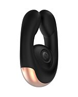 Stimolatore doppio clitorideo fantasia - nero