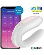 Satisfyer double joy con app oro blanco/rosa