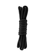 Corda bondage nera da 3 m