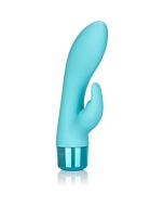 Vibratore in silicone turchese coniglietto Eden