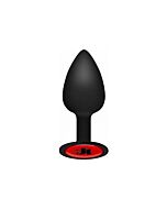 Plug firma - 7,62 cm - negro