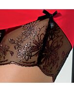 Passamontagna flangia chemise e perizoma rosso l / xl