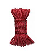 Kink bondage rope canapa 914x0,6cm - rosso