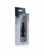 Plug anale intenso pipo s silicone negro 10cm