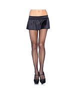 Collant a rete nero avenue Leg