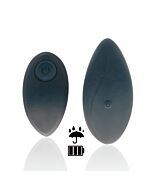 Stimolatore telecomando zara nero e argento con slip