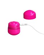 Ml creazione simpatico proiettile potente vibratore ricaricabile usb rosa