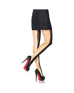 Mutandine a rete industriali avenue Leg doppio tono giallo e nero
