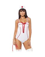 Costume da infermiera sexy in perfetta salute - bianco