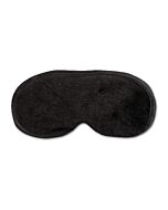 Mascara in peluche nero fantasia fetish