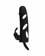 Custodia in silicone Pretty Love con vibrazione 14 cm