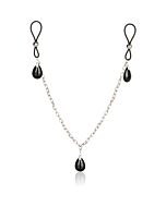 Pendenti a catena in cristallo nero