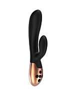 Vibrador riscaldamento g-spot squisito - negro
