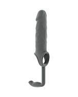 Sono extension pene aade 35cm + plug anal n18 gris