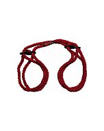 Hogtied - legare e legare - lacci da polso e da caviglia - rosso