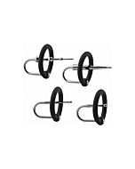 Set anello e spina - anello con tappo in silicone e acciaio inossidabile