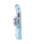 Vibratore rampante mini delfino blu perla