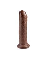 Uncut 19cm - pene realistico con prepuzio mobile - marrone