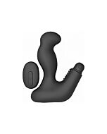 Massaggiatore dildo max 20 unisex con telecomando nero