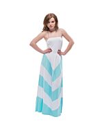 Abito corato bianco concetto viola