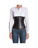 Cintura in ecopelle nera