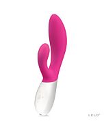 Vibratore Lelo in un'onda rosa intenso