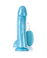 Lollies sugardaddy pene vibrante con manopola blu
