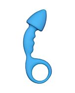 Zoccolo masturbatore blu