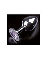 Plug anale gioielli grande plata / lila