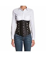 Cintura nera con catene