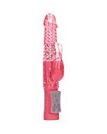 Vibratore coniglietto rotante - rosa