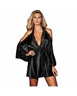 Queen lingerie robe negro