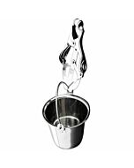 Morsetto rigido in metallo con deposito