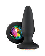 Gem plug silicone - nero