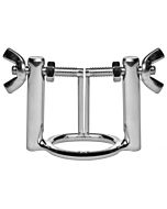 Anello in metallo con glande dura con dilatatore uretrale