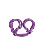 Manette giapponesi in seta lilla Topco con libro bondage