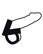 Anello di pelle scura per pene e testicoli