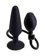 Butt plug hinchable l - negro